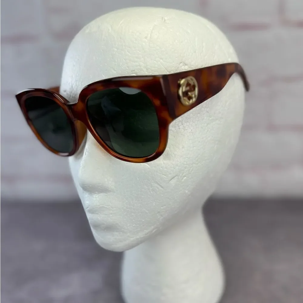 Gucci Sunglasses GG0142SA 002 Women S Havana Gucci Eyewear - Picture 2 of 11